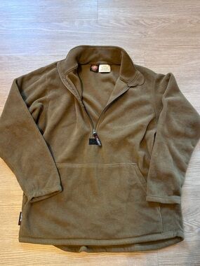 Peckham Size M USMC Coyote Pullover Fleece Polartec 100 Military USGI Marines